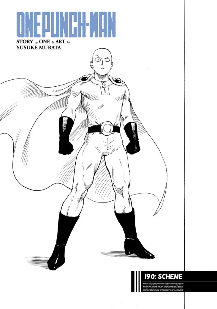 One Punch Man Chapter 190 | Read Full Online Manga 1 one punch man ch190 page01